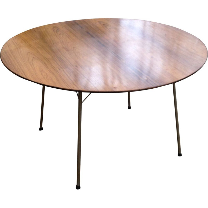 Table à repas vintage en palissandre par Arne Jacobsen 