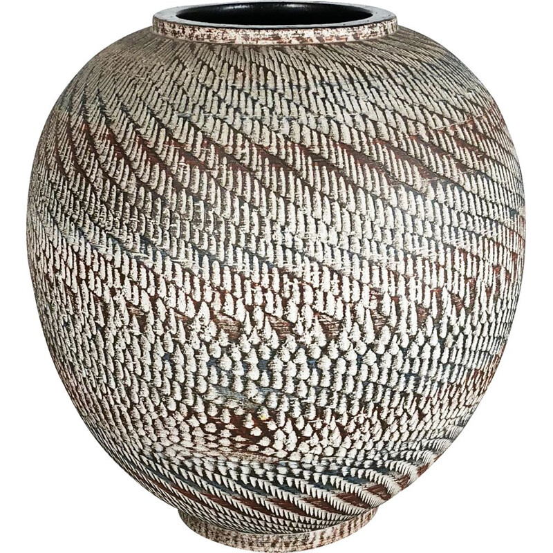Vase de poterie vintage en céramique par Dümmler et Breiden, Allemagne 1950