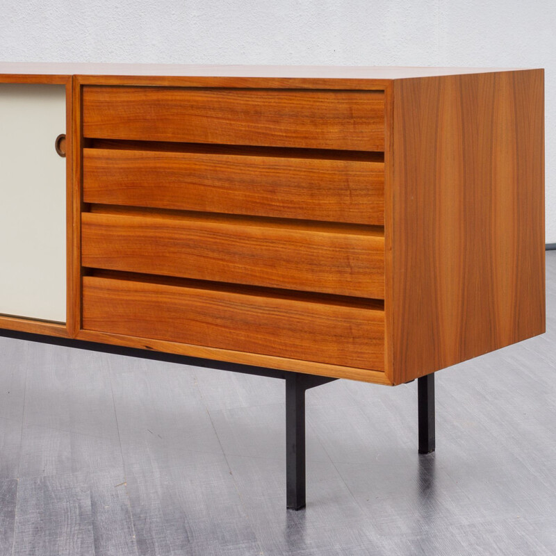 Vintage sideboard in walnut by Walter Wirz for Wilhelm Renz, 1960s