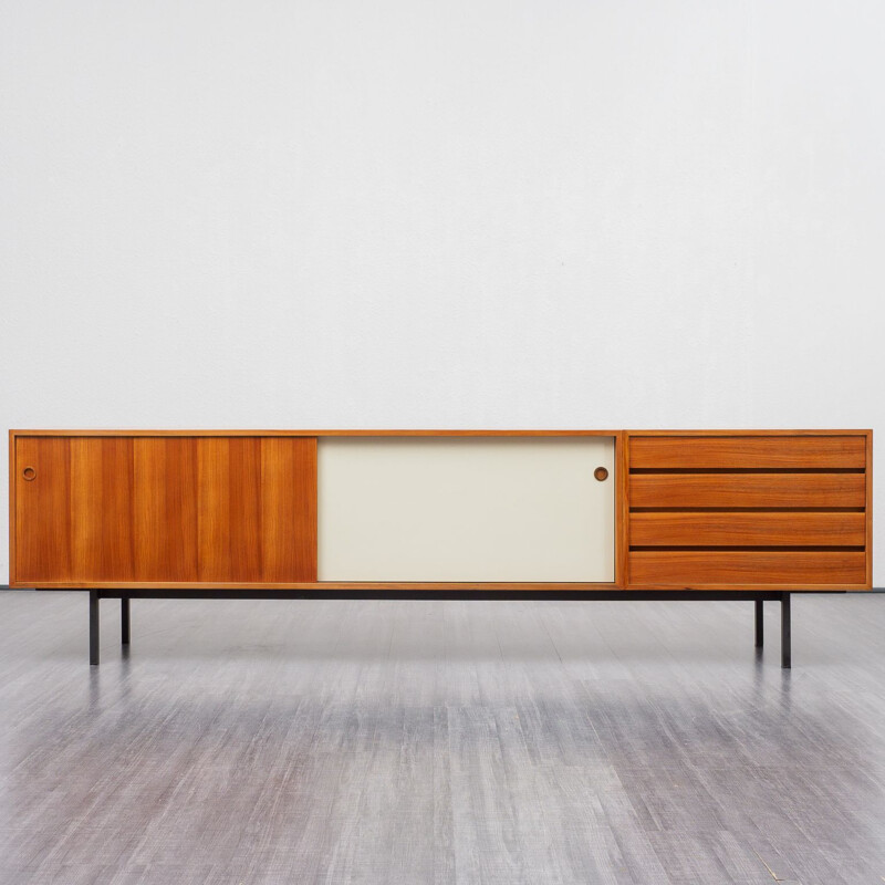 Vintage sideboard in walnut by Walter Wirz for Wilhelm Renz, 1960s