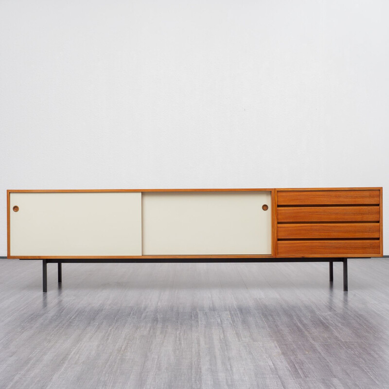 Vintage sideboard in walnut by Walter Wirz for Wilhelm Renz, 1960s