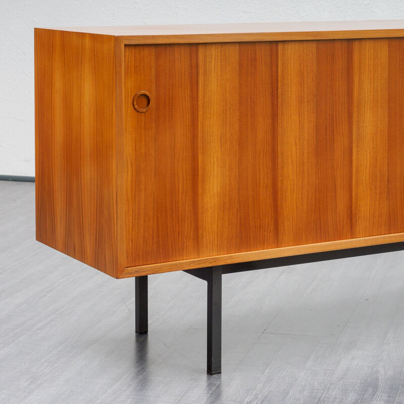 Vintage sideboard in walnut by Walter Wirz for Wilhelm Renz, 1960s