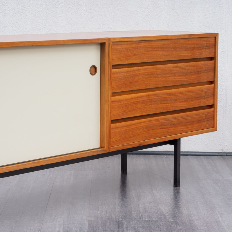 Vintage sideboard in walnut by Walter Wirz for Wilhelm Renz, 1960s