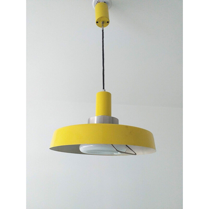 Vintage industrial pendant light, 1950s