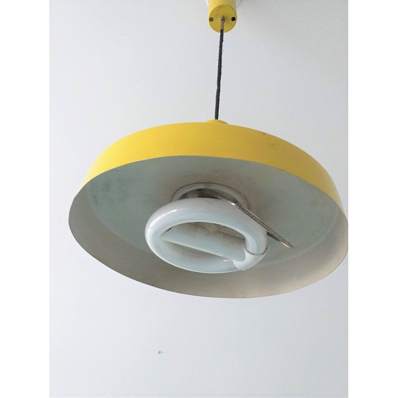 Vintage industrial pendant light, 1950s