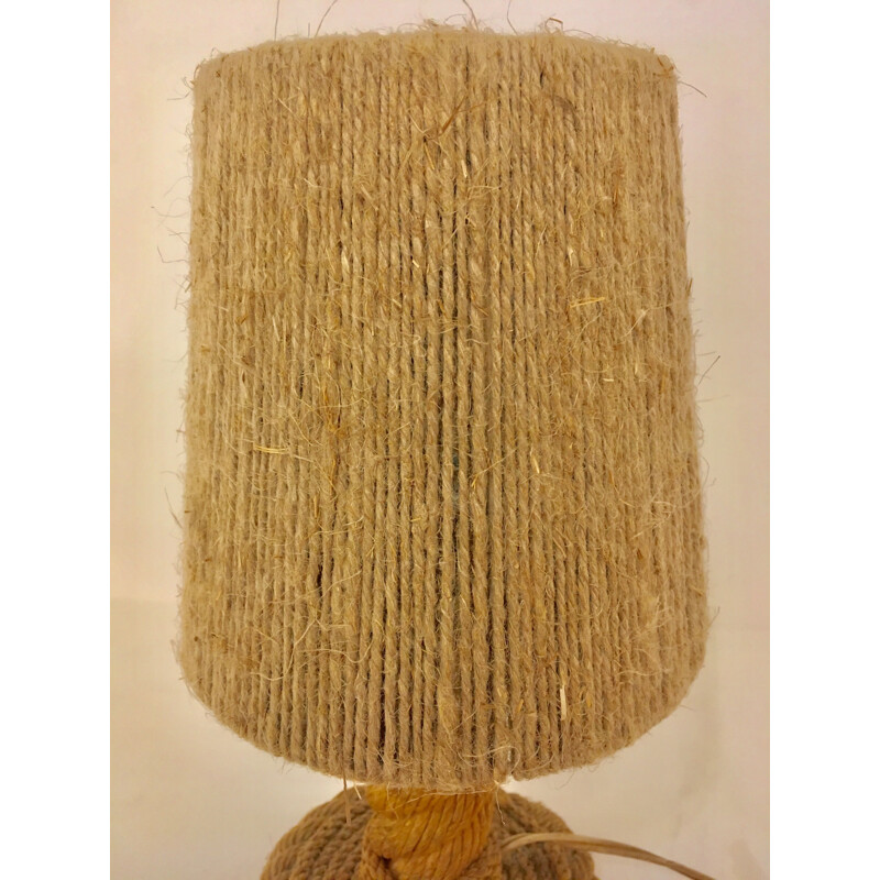 Lampe de table en cordes , 1960