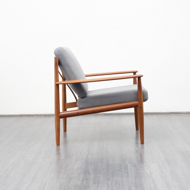 Fauteuil scandinave France & Son en teck, Grete JALK - 1962