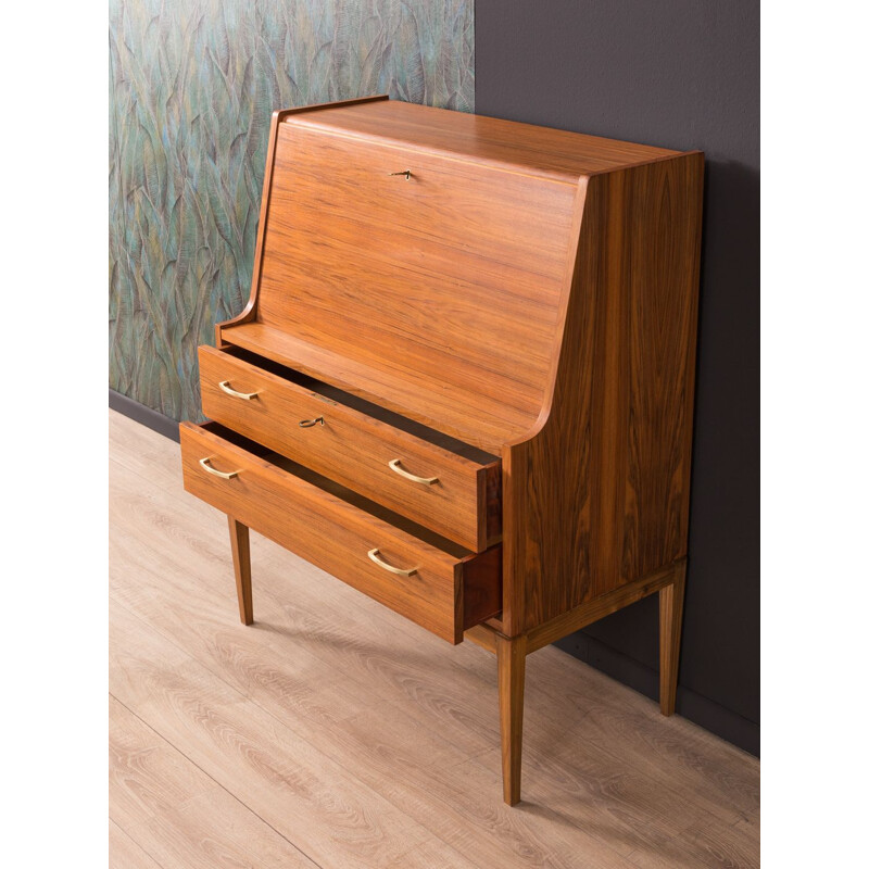 Vintage walnut secretary desk from 1960