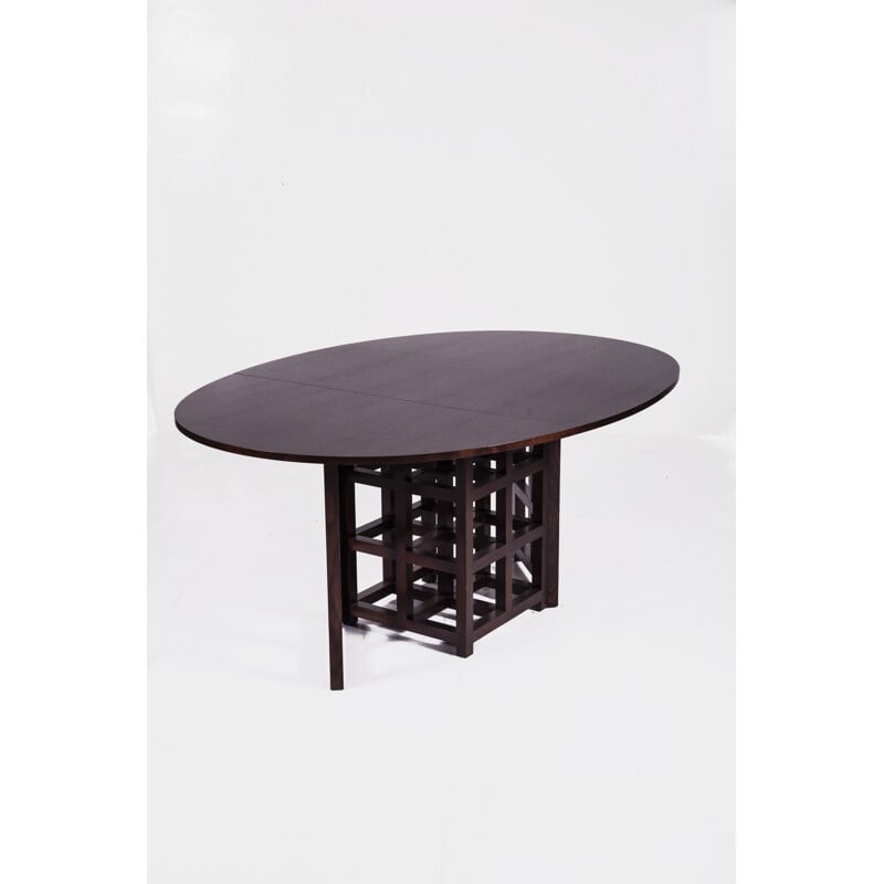 Tavolo da pranzo vintage di Charles Rennie Mackintosh per Cassina, 1970