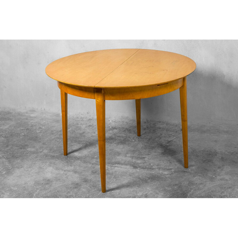 Vintage TB05 birch dining table by Cees Braakman for Pastoe, 1950s 