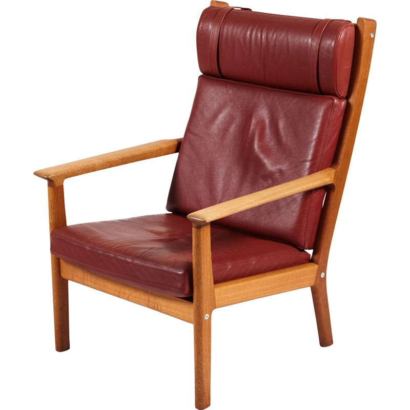 Vintage-Sessel GE 265A High-Back von Hans J. Wegner für Getama, 1970er Jahre