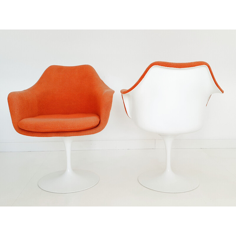 Ensemble de 2 fauteuils tulipe vintage de Eero Saarinen pour Knoll, 1970