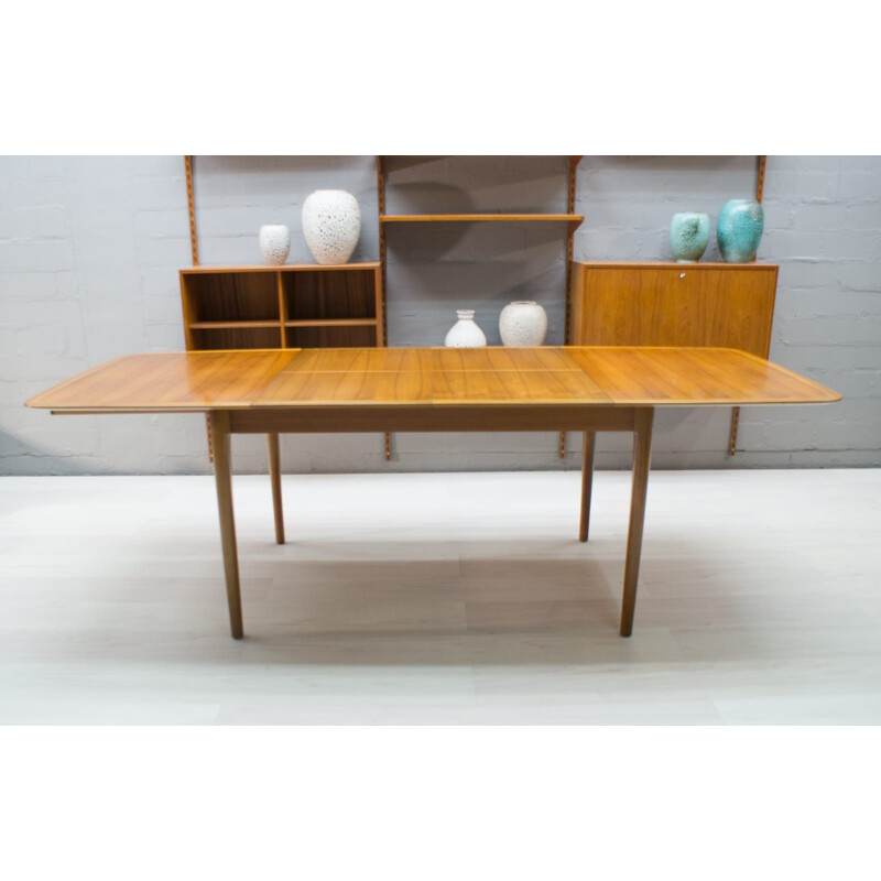 Vintage large extendible dining table from Lübke, 1960s