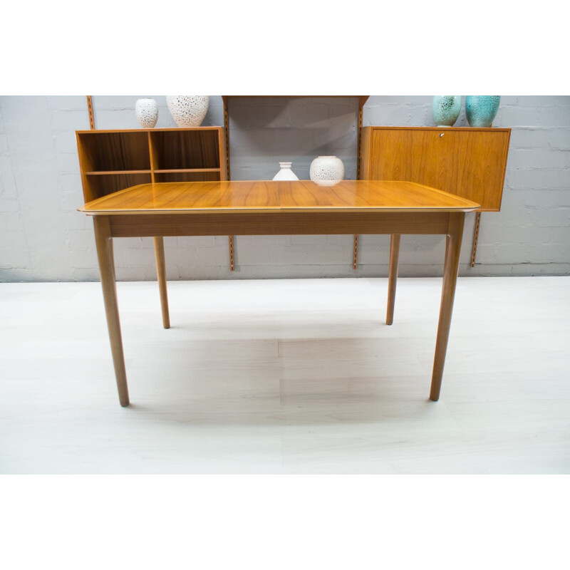 Vintage large extendible dining table from Lübke, 1960s