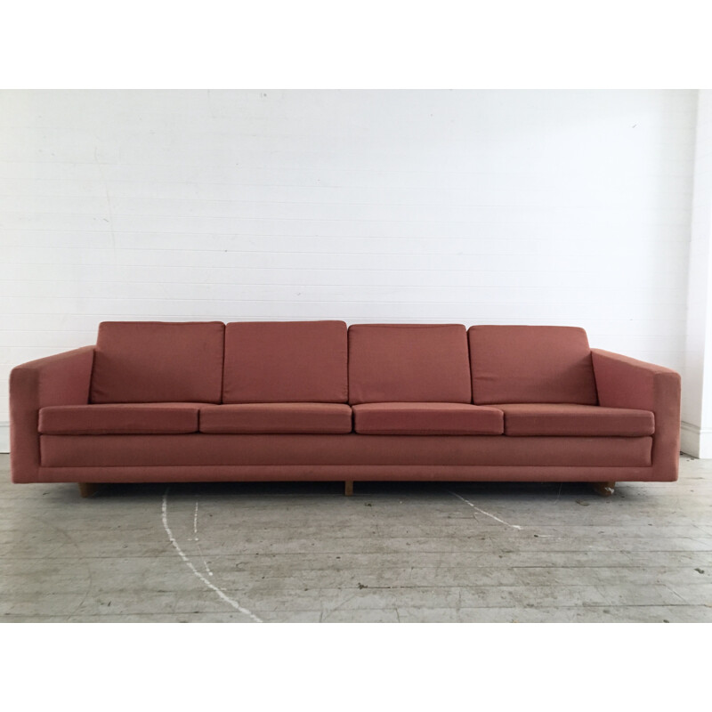 Vintage 205 model 4-seater sofa by Borge Mogensen, Denmark, 1960s