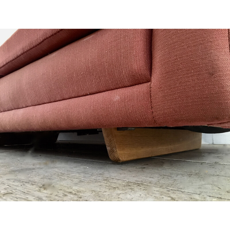 Vintage 205 model 4-seater sofa by Borge Mogensen, Denmark, 1960s