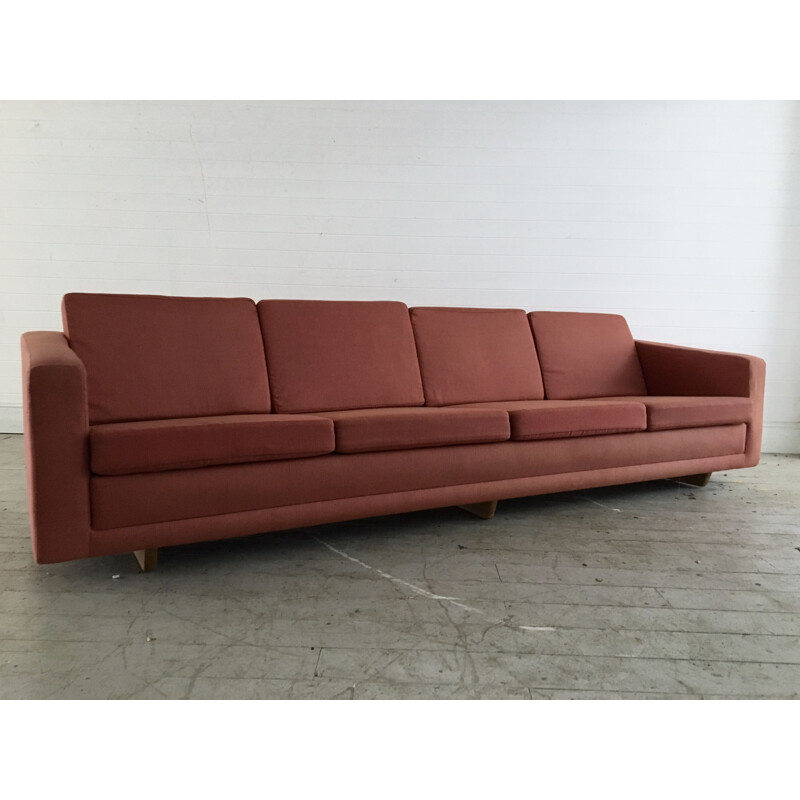 Vintage 205 model 4-seater sofa by Borge Mogensen, Denmark, 1960s
