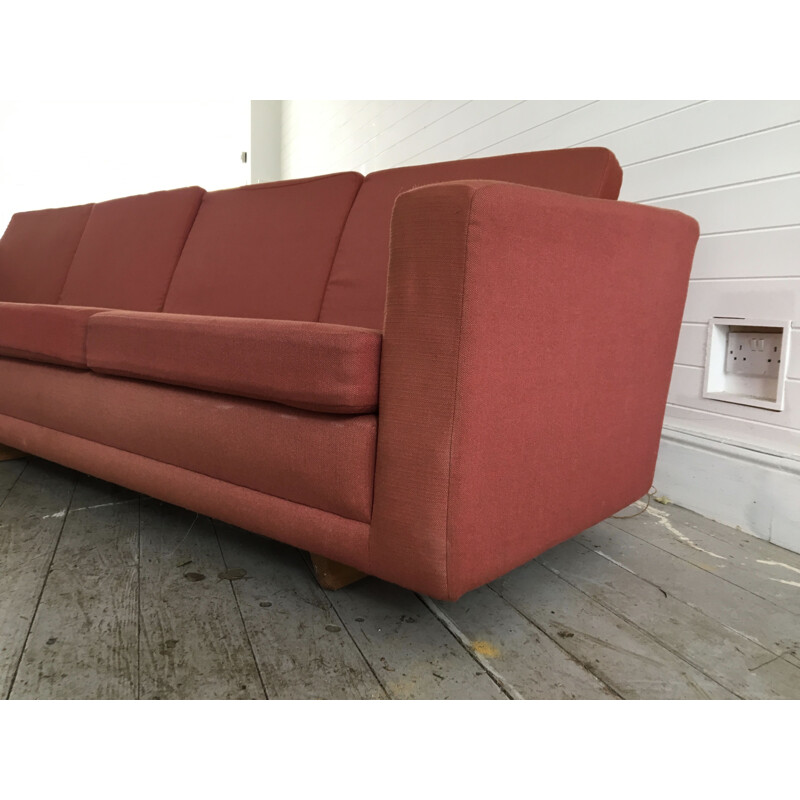 Vintage 205 model 4-seater sofa by Borge Mogensen, Denmark, 1960s