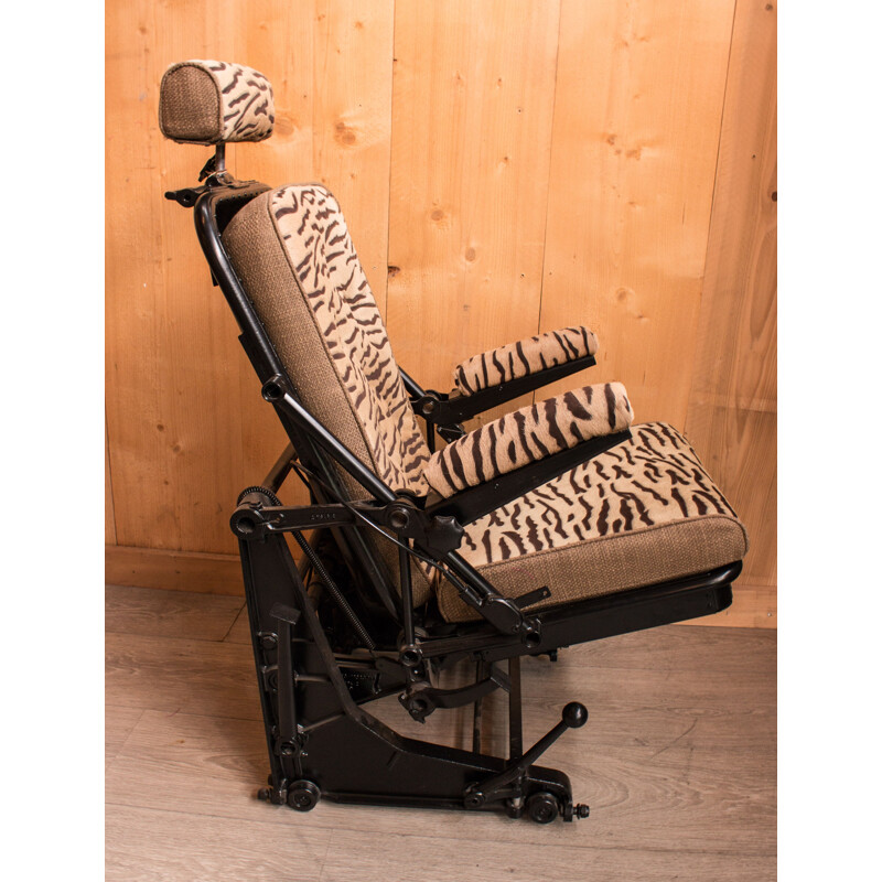 Vintage Franse luchtmacht fauteuil, Transall