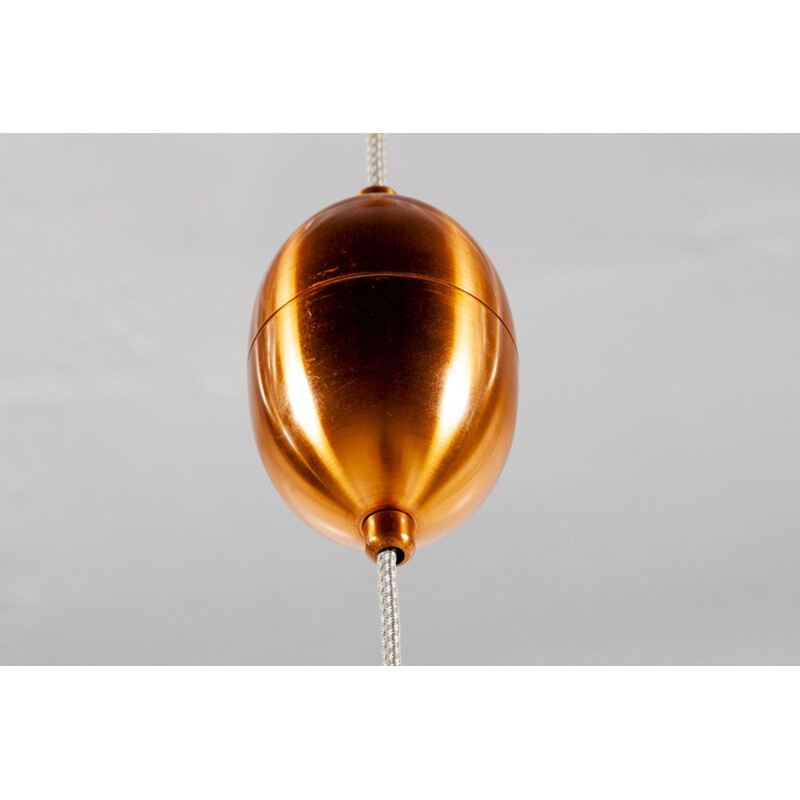 Vintage Kegle brass pendant by Bent Karlby for Lyfa