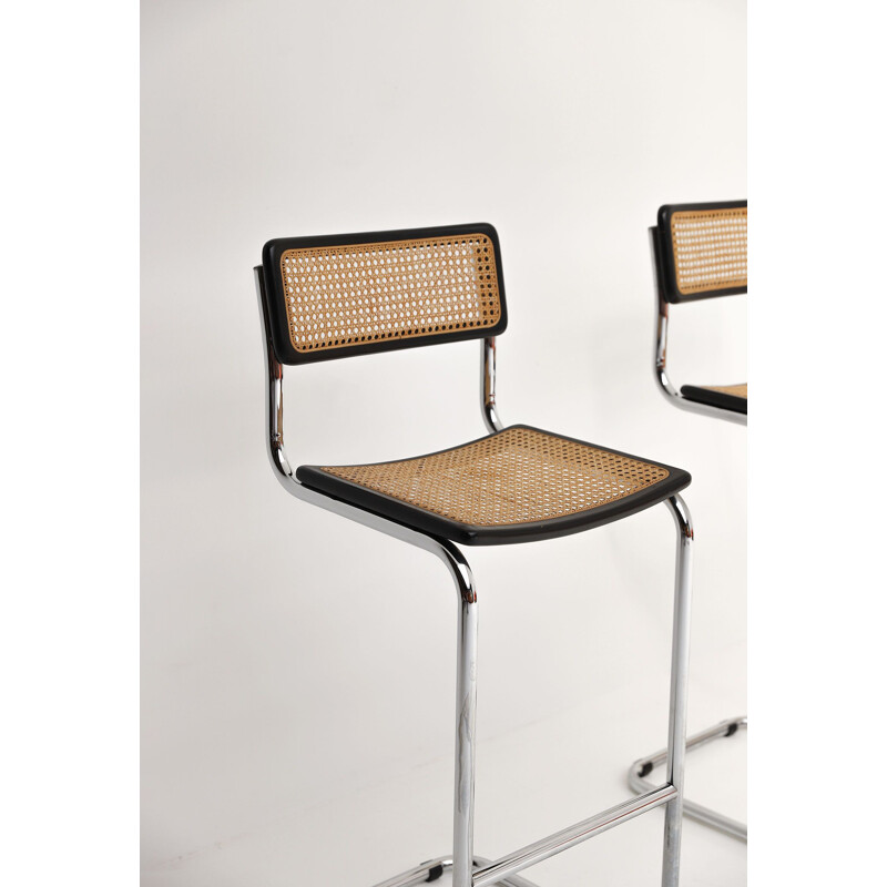 Vintage set of 3 stools by Marcel Breuer