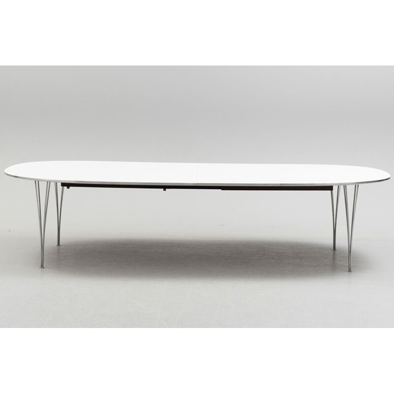 Mesa extensível Vintage "Super Elipse" de Piet Hein para Fritz Hansen