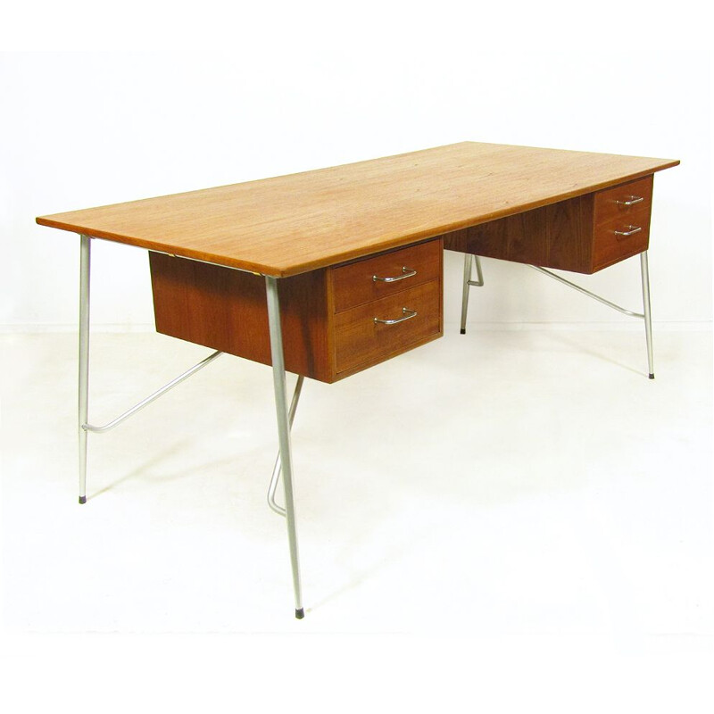 Vintage "202" desk in teak by Borge Mogensen, 1950