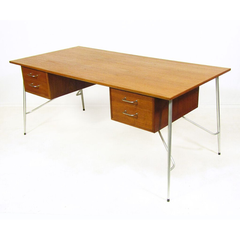 Vintage "202" desk in teak by Borge Mogensen, 1950
