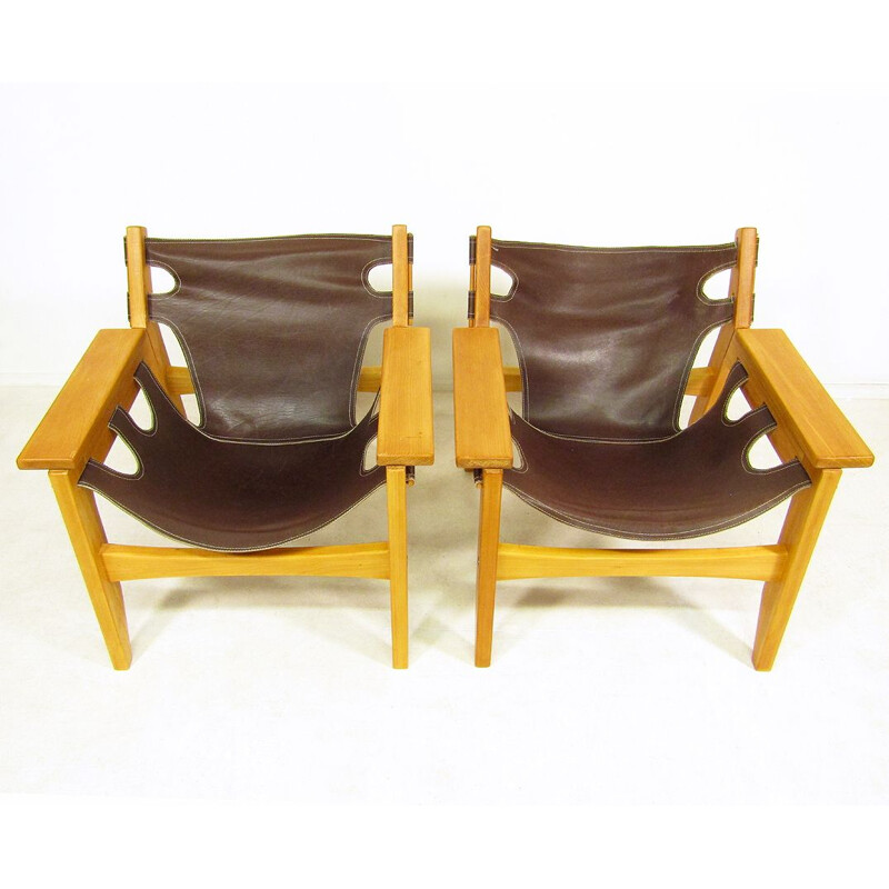 Pareja de sillas vintage "Kilin" de Sergio Rodrigues, 1970