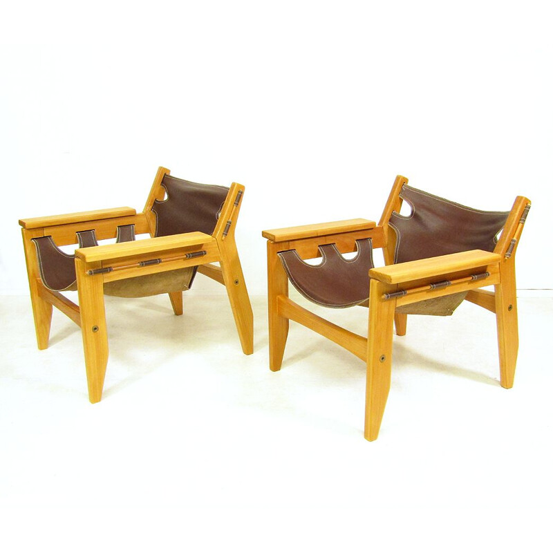 Pair of vintage chairs "Kilin" by Sergio Rodrigues, 1970