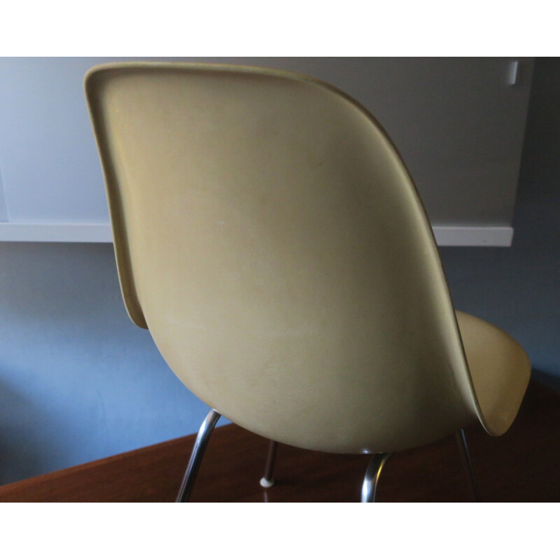 Chaise en fibre de verre Vintage DSX par Charles Eames pour Herman Miller, 1950