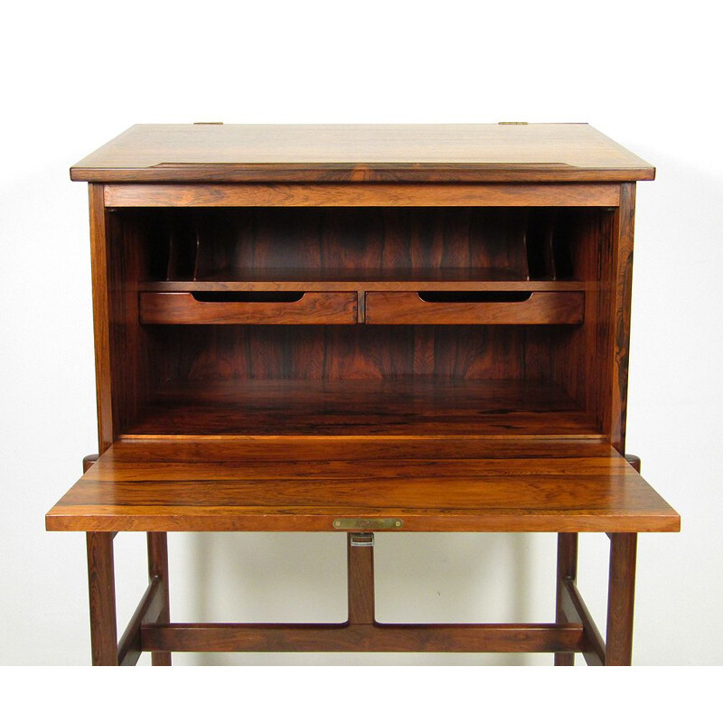 Vintage danish rosewood secretaire desk "Model 67" by Arne Wahl Iversen 1960