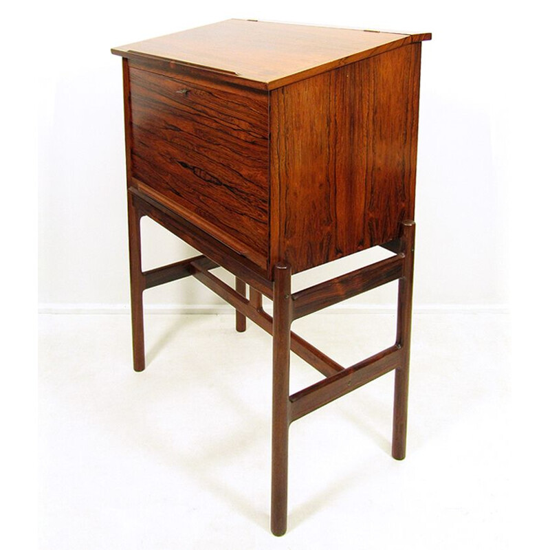 Vintage danish rosewood secretaire desk "Model 67" by Arne Wahl Iversen 1960