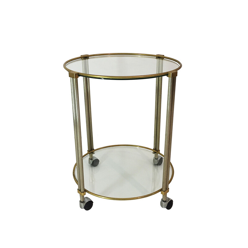 Vintage round drinks bar or trolley 1970