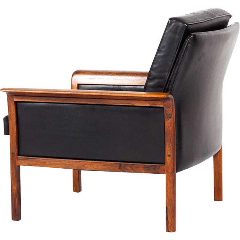 Vintage scandinavian rosewood lounge chair by Fredrik A. Kayser for Vatne Møbler, 1960