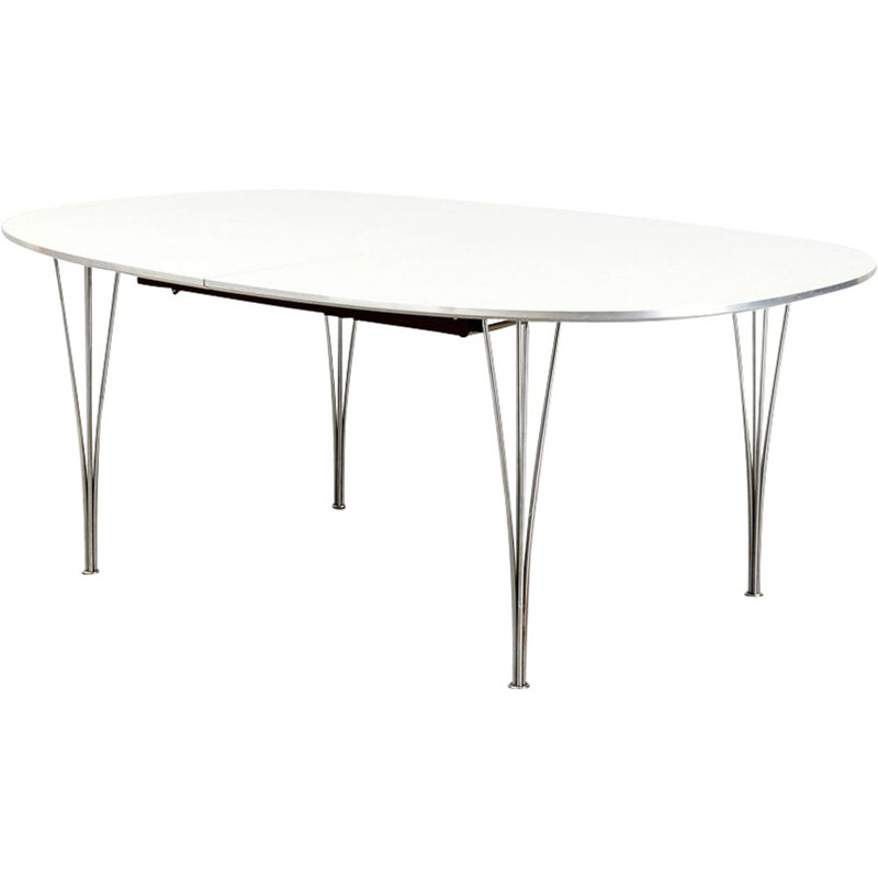 Tavolo allungabile vintage "Super Ellipse" di Piet Hein per Fritz Hansen