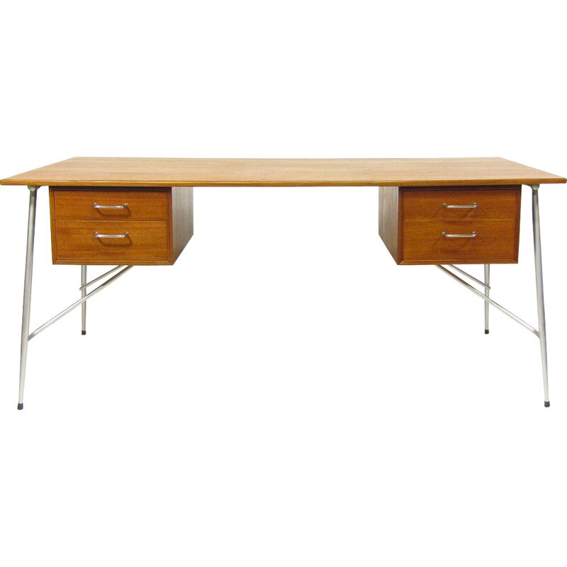 Vintage "202" desk in teak by Borge Mogensen, 1950