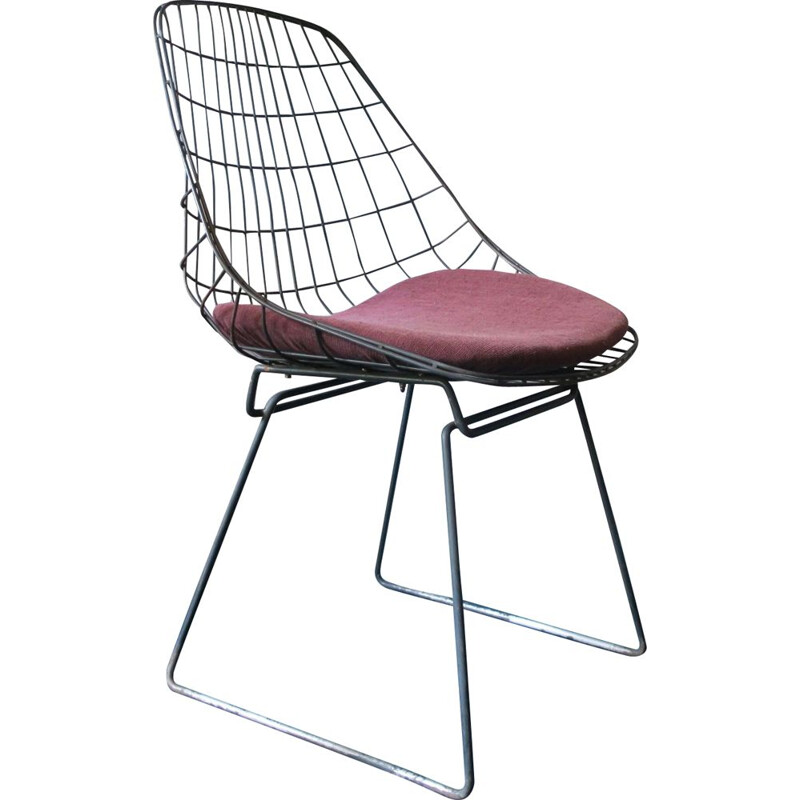 Silla vintage SM05 de Cees Braakman para Pastoe, 1950