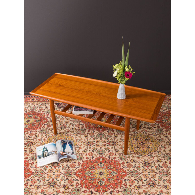Vintage teak coffee table by Grete Jalk for Glostrup, 1960s