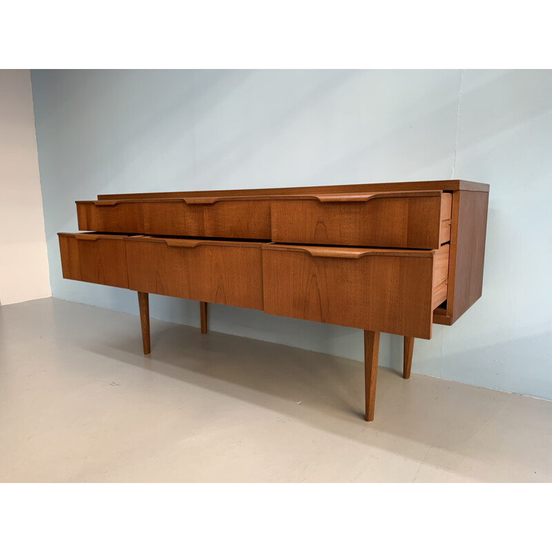 Vintage teak sideboard by Frank Guille for Austinsuite, 1960s