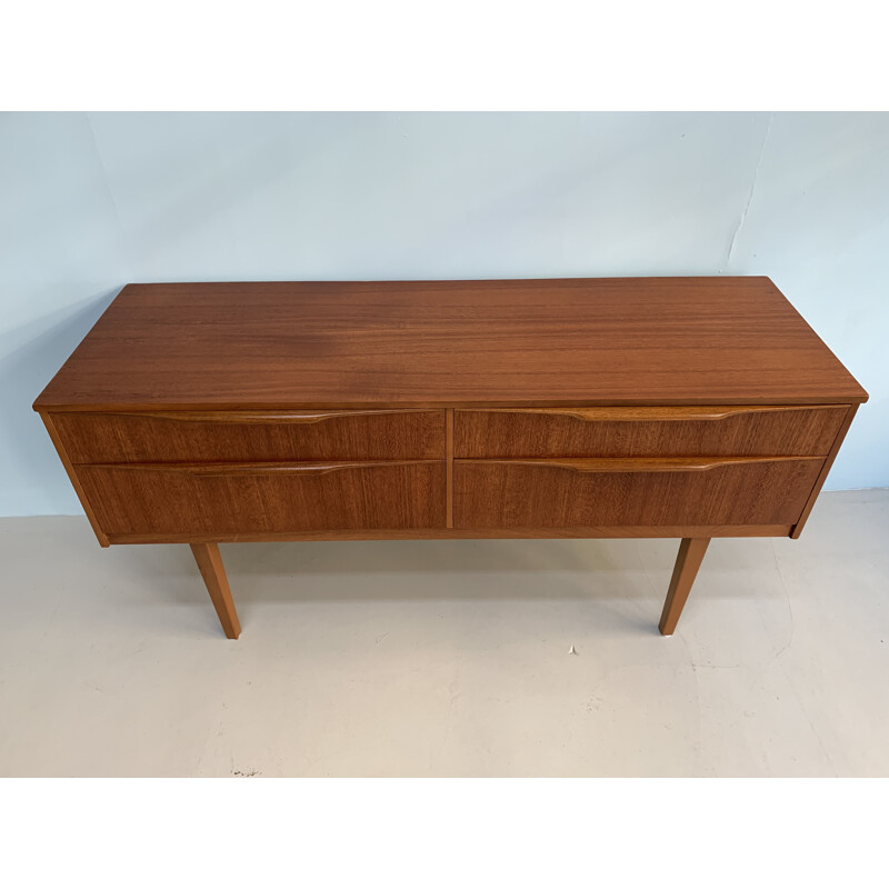 Vintage teak sideboard by Frank Guille for Austinsuite, England, 1960s