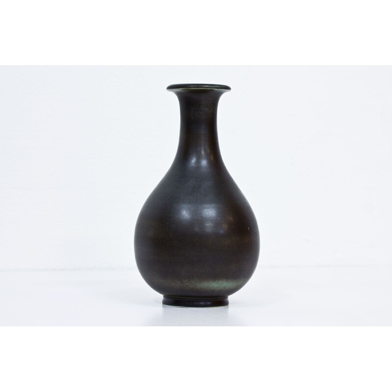 Vintage ceramic vase by Gunnar Nylund, Sweden, 1940s
