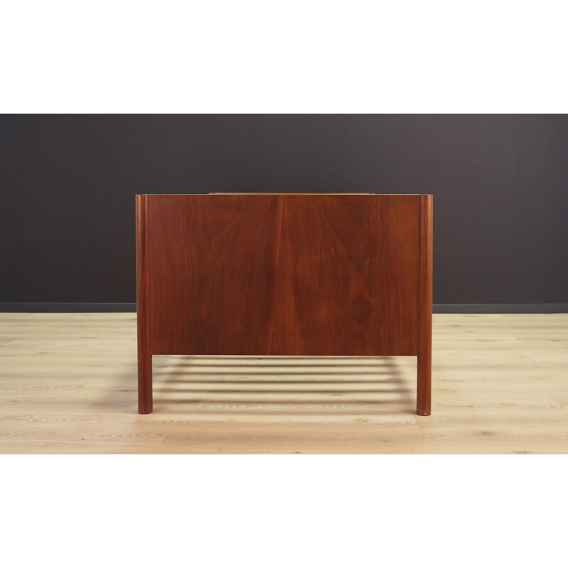 Vintage bed frame in mahogany, Denmark, 1960-70s