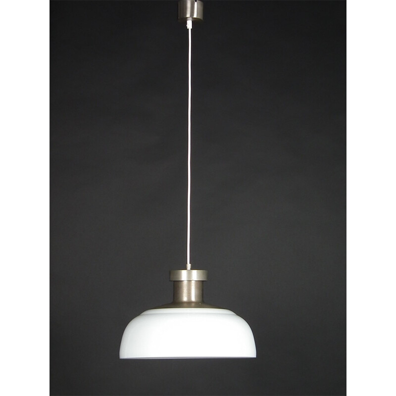 Kartell hanging lamp "4017" in plastic and metal, Achille CASTIGLIONI - 1960s
