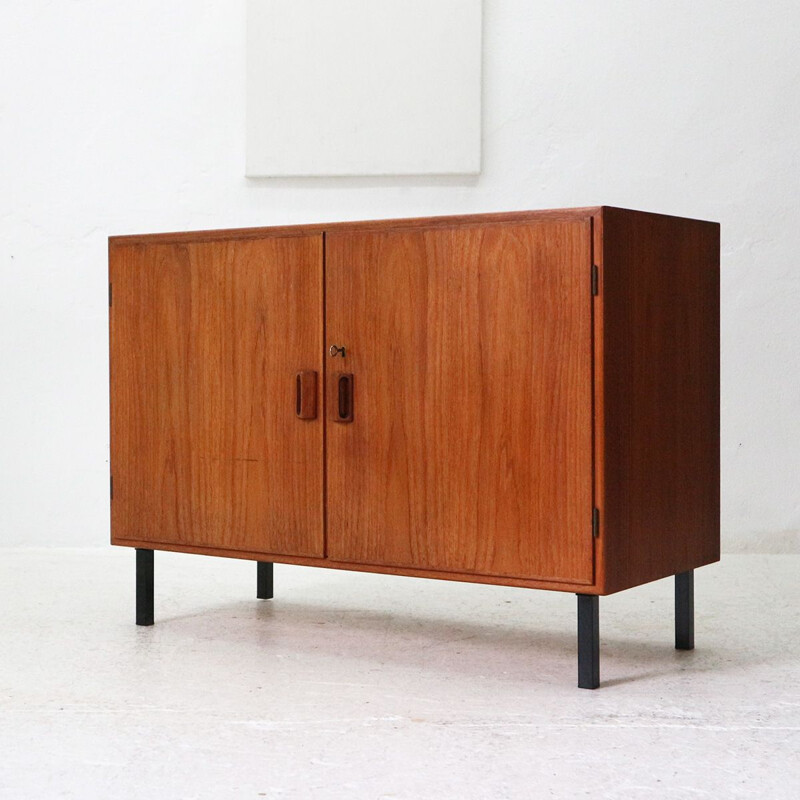 Vintage 2-doors sideboard in teak by Børge Mogensen for Søborg Møbler, 1950s