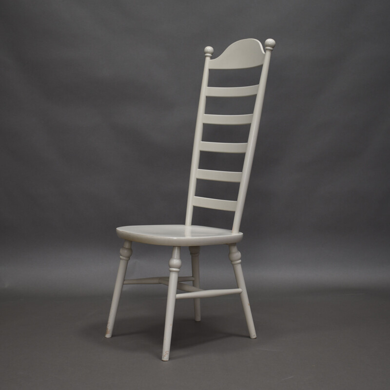 Vintage-Stuhl mit hoher Rückenlehne von Lena Larsson für NESTO, Schweden, 1950-60