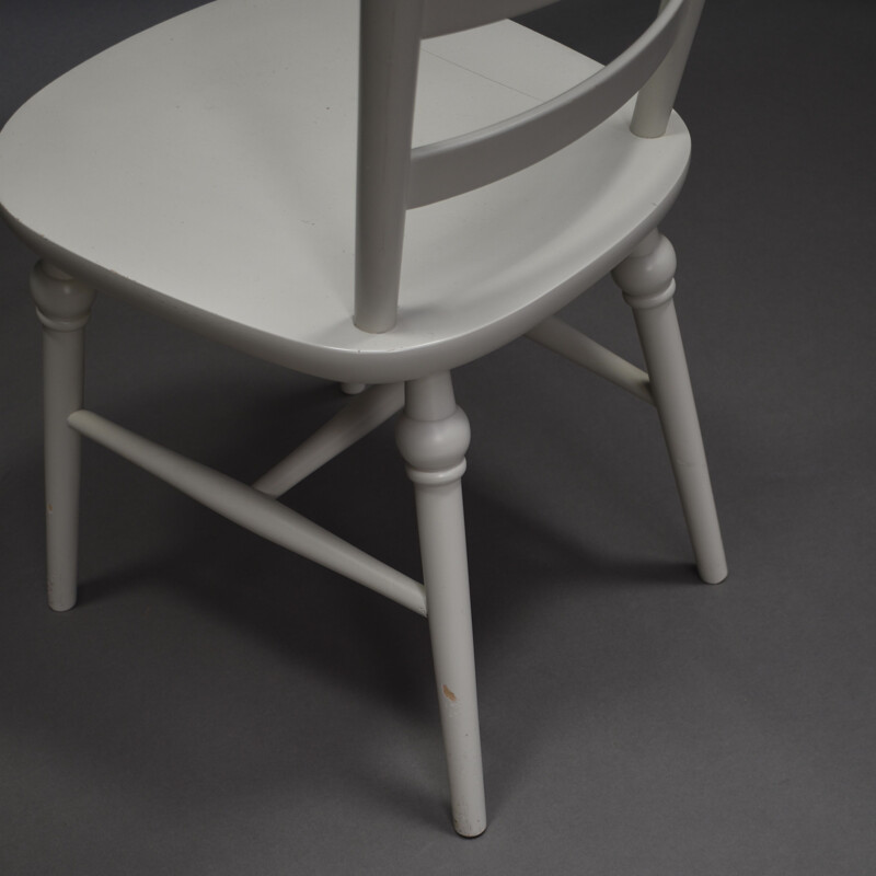 Vintage-Stuhl mit hoher Rückenlehne von Lena Larsson für NESTO, Schweden, 1950-60