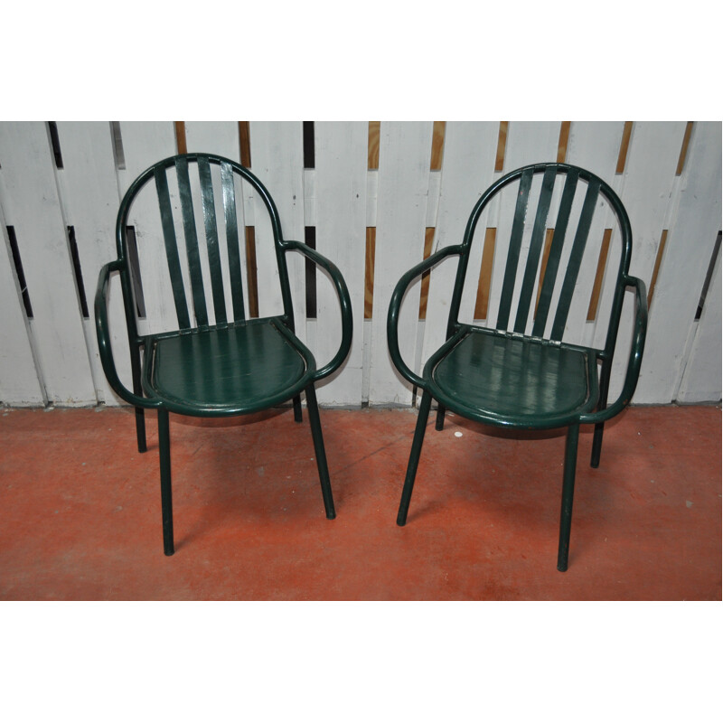 Pair of vintage armchairs, Robert MALLET STEVENS - 1930s