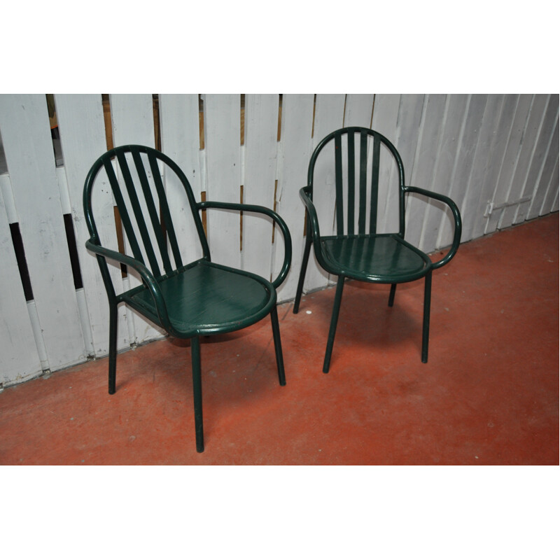 Pair of vintage armchairs, Robert MALLET STEVENS - 1930s