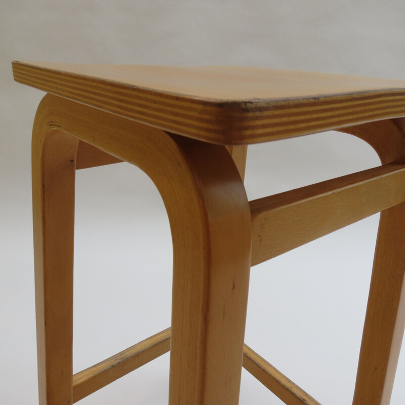 Tabouret d'école de laboratoire vintage par James Leonard pour Esavian Royaume-Uni 1970